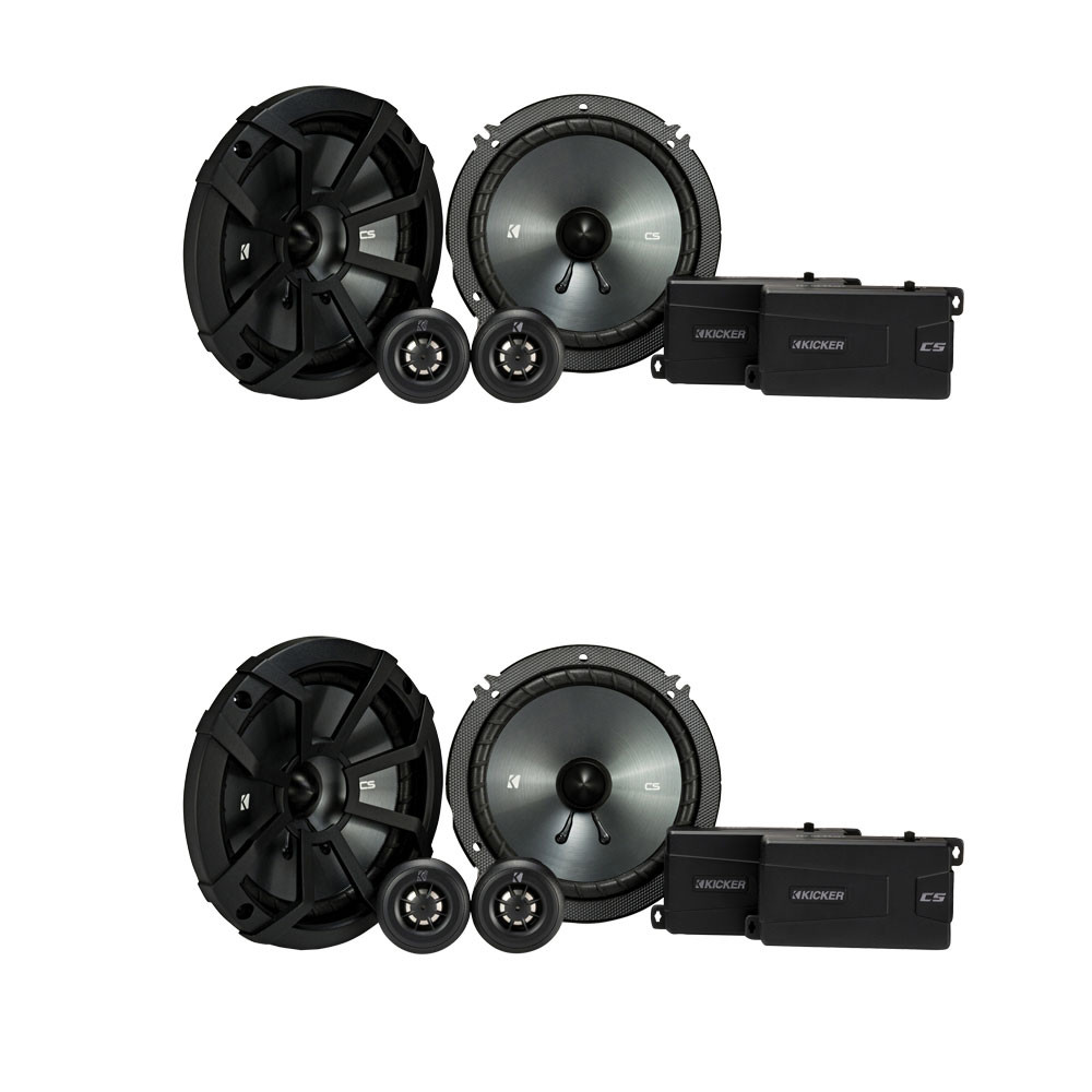 KICKER CSS65 コンポーネントスピーカー 6.5インチ クロスオーバー Kicker CSS65 6.5-INCH (160mm) COMPONENT SYSTEM WITH .75-INCH (20mm